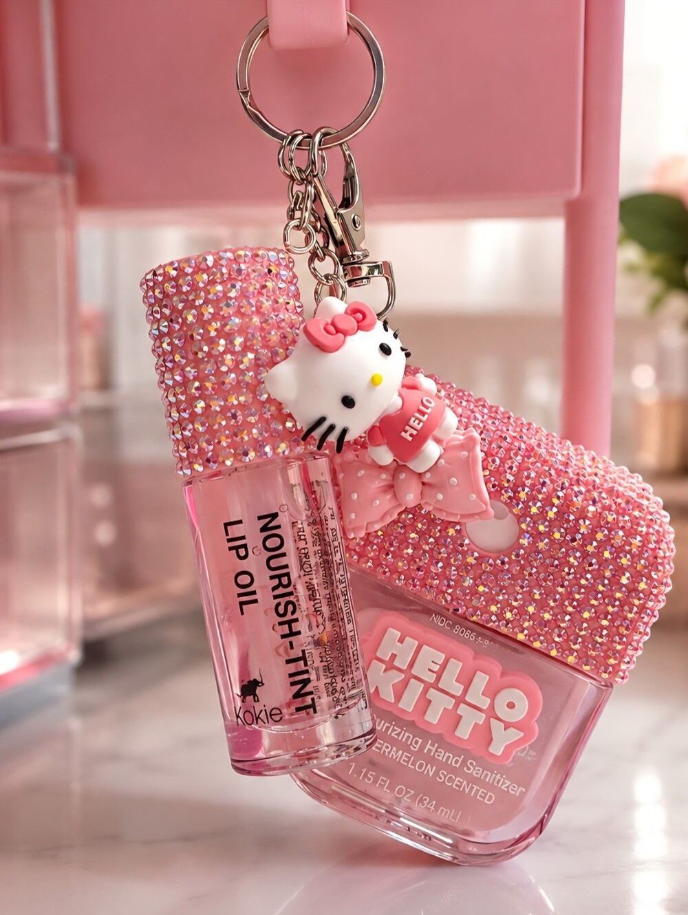 Hello Kitty Pink Nourish + Tint Lip Oil